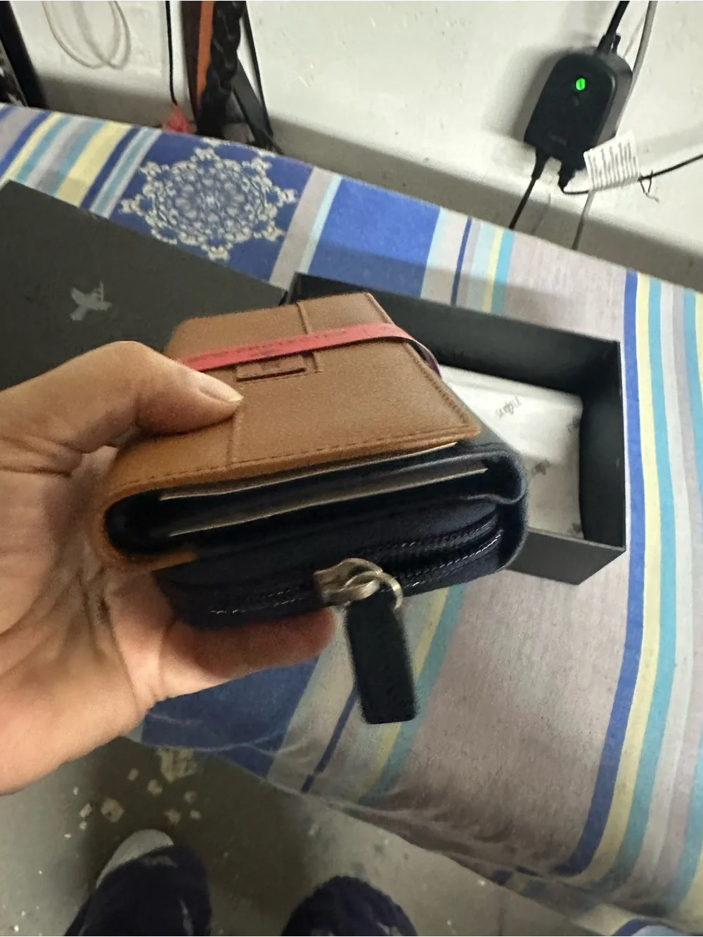 Men's RFID Protected Tan Leather Wallet